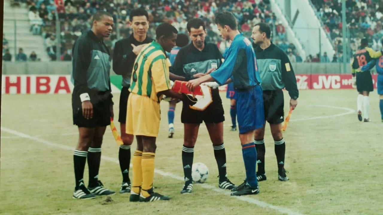 Ashenafi Girma captaining the national team